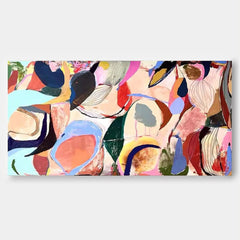 Original Abstract Colorful Painting On Canvas Modern Acrylic Painting Large Wall Art Home Decor