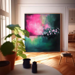 Original Acrylic Painting Wall Art Abstract Oil Painting On Canvas Modern Bold Contrasting Colors Wall Art
