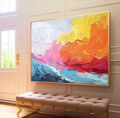 Big Canvas Artwork Modern Acrylic Painting Texture Abstract Oil Painting Original Wall Art Home decoration