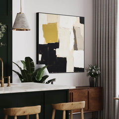 Large Acrylic Painting On Canvas Abstract Oil Painting Farme Original Modern Wall Art Home Decor