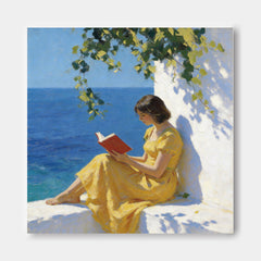 Peaceful Summer Scene Canvas Art For Living Room And Reading Nook