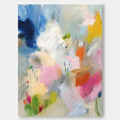 Modern Wall Art Colorful Original Acrylic Painting Wall Art Abstract Oil Painting Canvas For Living Room