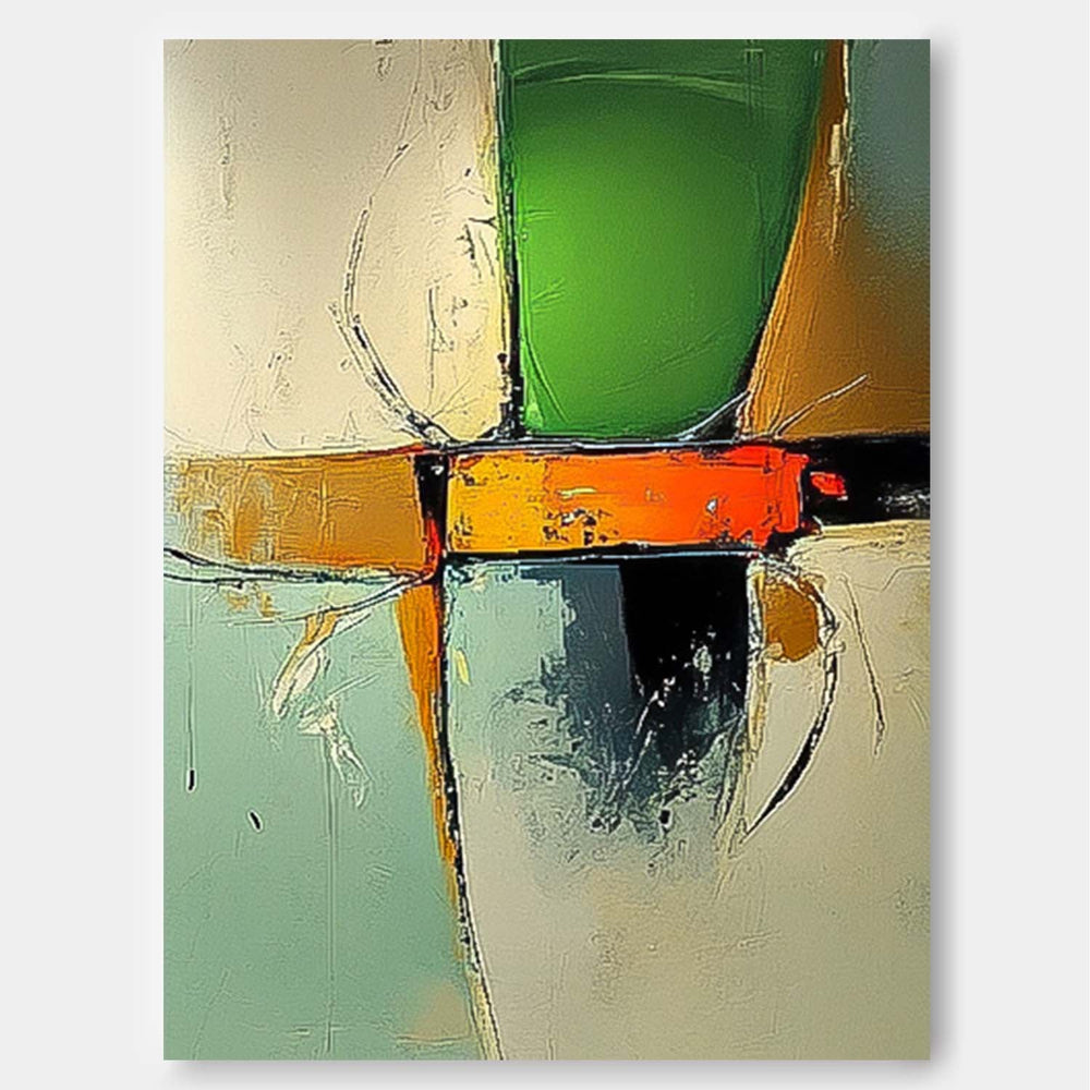 Minimalist Oil Painting Contemporary Art Original Abstract Large Wall Art Texture Acrylic painting