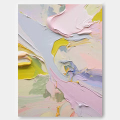 Large Original Painting Colorful Modern Texture Wall Art Bright Abstract Oil Painting On Canvas Home Decor