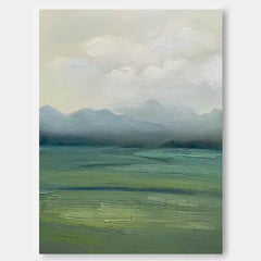 Large Landscape Oil Painting On Canvas Abstract Scenery Wall Art Acrylic Painting Home Decor