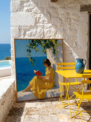 Peaceful Summer Scene Canvas Art For Living Room And Reading Nook