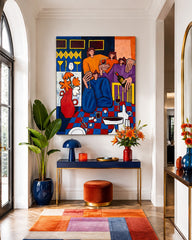 Expressive Figurative Art Canvas For Dining Room And Kitchen Decor