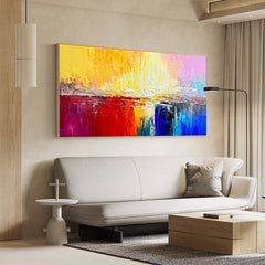 Color Abstract Large Original Oil Painting On Canvas Wall Art Decor Painting For Living Room