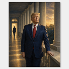 45 & 47 oil painting, complete artwork on a light gray background