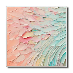 Pastel Dreams-Impasto Textured Abstract Wall Art – Textured Abstract Wall Art