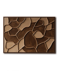 Stone Mosaic – Textured Geometric Wall Art