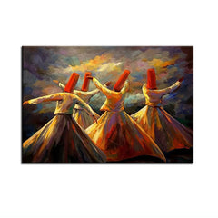 Nocturnal Dances – Turkish Whirling Dervish Wall Art