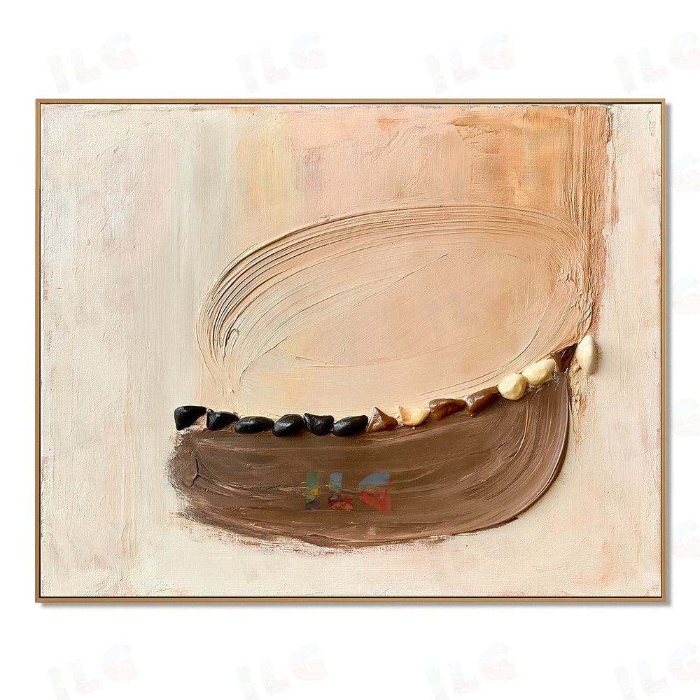 Arc Rhythm – Sculpted Motion Minimal Wall Art hand-painted wall art