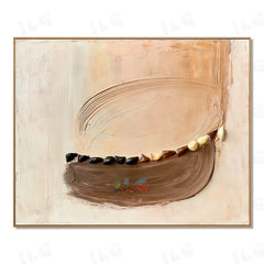 Arc Rhythm – Sculpted Motion Minimal Wall Art hand-painted wall art