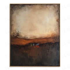 Ember Divide – Abstract Textured Wall Art hand-painted wall art