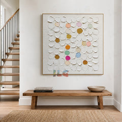 Linen Color Notes – Abstract Textured Wall Art