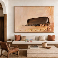 Minimal Drift – Sculpted Horizon Wall Art