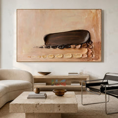 Minimal Drift – Sculpted Horizon Wall Art