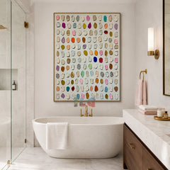 Soft Palette Seedscape – Abstract Textured Wall Art