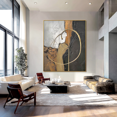 Eternal Arc – Textured Abstract Wall Art