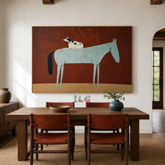 Rustic Companion Horse – Animal Wall Art