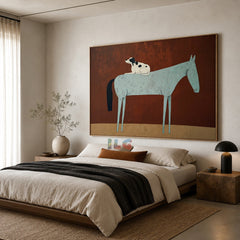 Rustic Companion Horse – Animal Wall Art