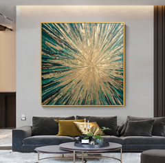 Emerald – Textured Abstract Wall Art