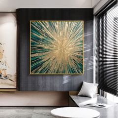 Emerald – Textured Abstract Wall Art