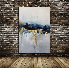 River – Textured Abstract Wall Art