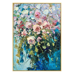 Spring – Textured Floral Oil Painting