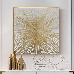 Star – Luxury Textured Abstract Canvas Painting for Contemporary Wall Art Decor