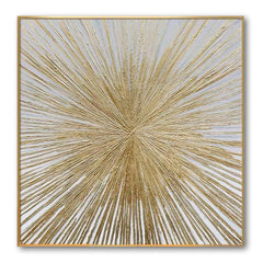 Star – Luxury Textured Abstract Canvas Painting for Contemporary Wall Art Decor