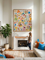 Abstract Canvas Art #AB799