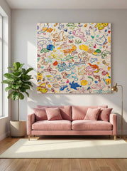 Abstract Canvas Art #AB797