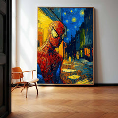 Modern Abstract Spider-Man Painting Contemporary Gallery Famous Wall Art Marvel Comics painting Home Decor