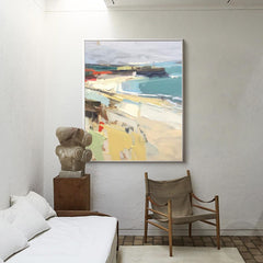 Large Landscape Painting On Canvas Abstract Modern Wall Art Acrylic Painting Home Decor
