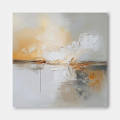 Large Abstract Oil Painting Original Hand-painted Canvas Wall Art Modern Minimalist Textured SceneryArtwork