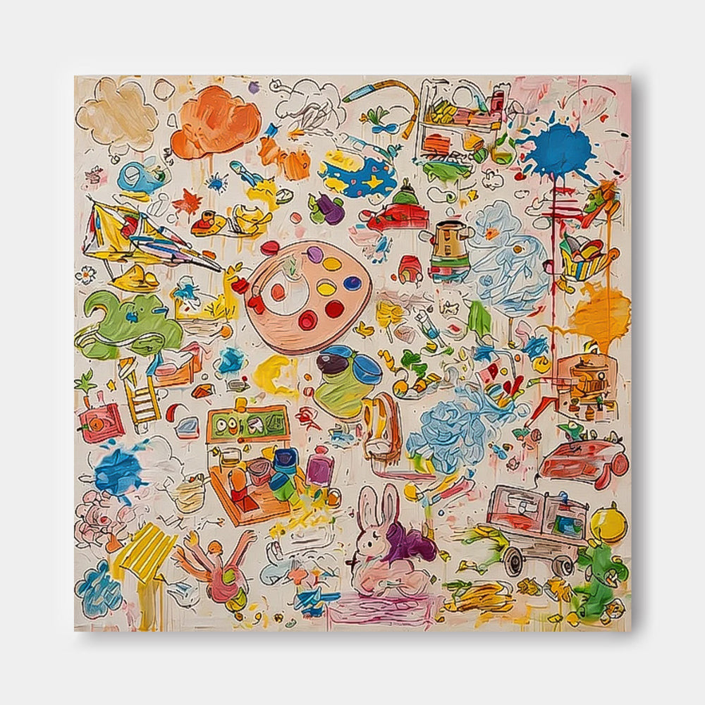 Abstract Canvas Art #AB799