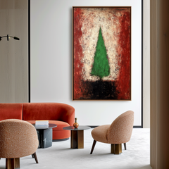 Emerald Flame – Christmas Wall Art