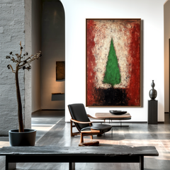 Emerald Flame – Christmas Wall Art
