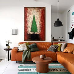 Emerald Flame – Christmas Wall Art