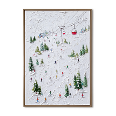 Summit Glide – Christmas Wall Art