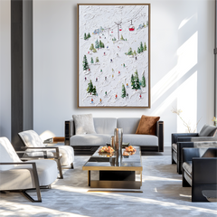 Summit Glide – Christmas Wall Art