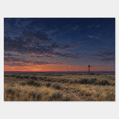 Lone Star Over the Llano original artwork