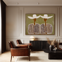 Harmonious Companions – Western Wall Art