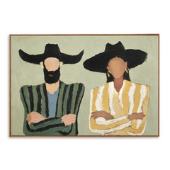 Beyond Faces – Figurative Wall Art hand-painted wall art