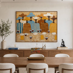 Celebration Gathering – Figurative Wall Art