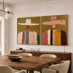 Color Rhythm Duo – Figurative Wall Art