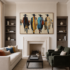 Confident Figures – Figurative Wall Art