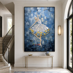 Frozen Ballet Symphony – Textured Figurative Wall Art